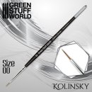 Green Stuff World - SILVER SERIES Kolinsky Brush - Size 00