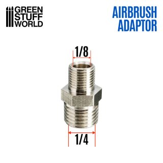 Airbrush Thread Adapter 1/4 to 1/8