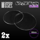 Green Stuff World - Acrylic Bases - Round 100 mm CLEAR