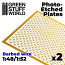 Photo-etched Plates - Barbed Wire
