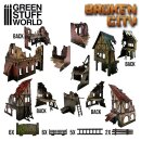 Green Stuff World - Broken City - Terrain Set