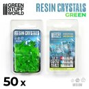 Green Stuff World - GREEN Resin Crystals - Medium