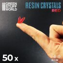 Green Stuff World - RED Resin Crystals - Medium