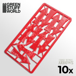 Charge and Retreat Arrows - Red