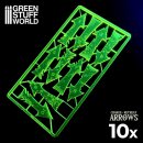 Green Stuff World - Charge and Retreat Arrows - Fluor Yellow-green