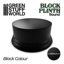 Green Stuff World - Round Block Plinth 10cm - Black