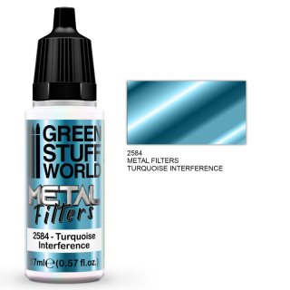 Green Stuff World - Metal Filters - Turquoise Interference