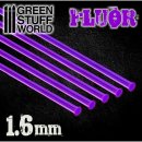 Green Stuff World - Acrylic Rods - Round 1.6 mm Fluor PURPLE