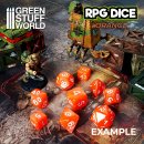 Green Stuff World - 36x D6 12mm Dice - Orange