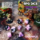 Green Stuff World - 36x D6 12mm Dice - Pink Swirl