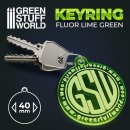 Green Stuff World - Round GSW logo Keyring - Green