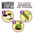 Green Stuff World - Round Magnetic Sheet SELF-ADHESIVE - 30mm
