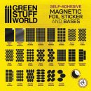 Green Stuff World - Round Magnetic Sheet SELF-ADHESIVE -  50mm