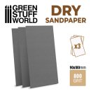 Green Stuff World - SandPaper 180x90mm - DRY 800 grit