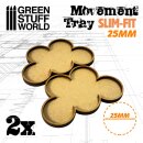 MDF Movement Trays 25mm x 5 - SLIM-FIT