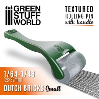 Green Stuff World - Rolling pin with Handle - Dutch Bricks Small