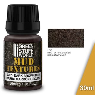 Green Stuff World - Mud Textures - DARK BROWN MUD 30ml