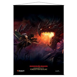 Ultra Pro - Magic: The Gathering Adventures in the Forgotten Realms Wall Scroll - Drizzt