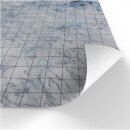 Playmats.eu - Dry-Erase Mat 32x32 inches / 80x80 cm - Snow - Square grid