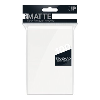 Ultra Pro - Standard Sleeves - Pro Matte (100 Sleeves) -  White