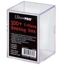 Ultra Pro - 2-Piece Storage Box - for 100+ Cards - Clear