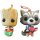 Funko POP! - Groot and Rocket Hanging Christmas Ornaments Marvel Collectors Corp Exclusives