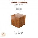 Scale 75 - Jatoba Brown Varnish - 50X50X50