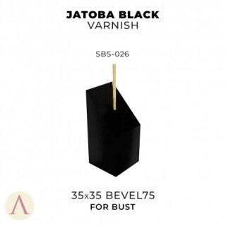 Jatoba Black Varnish-35X35 Bevel 75 Bust