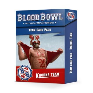 Blood Bowl - Khorne Team Card Pack (Englisch)