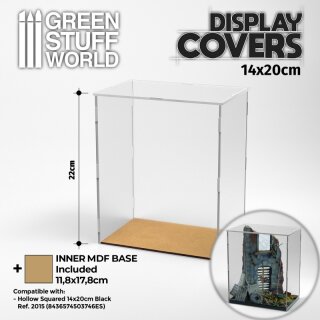 Green Stuff World - Acrylic Display Covers 115x175mm (22cm high)