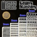 Green Stuff World - Letters and Numbers 2 mm