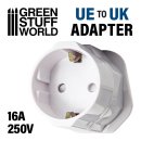 Green Stuff World - UE-UK plug adapter WHITE