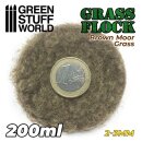 Green Stuff World - Static Grass Flock 2-3mm - Brown Moor...