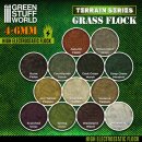 Static Grass Flock 4-6mm - Brown Moor Grass - 200 ml