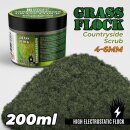Green Stuff World - Static Grass Flock 4-6mm - COUNTRYSIDE SCRUB - 200 ml