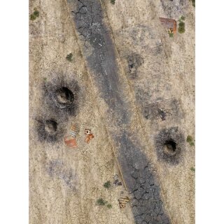 Playmats.eu - Wasteland Two-sided rubber Play Mat - 44x60 inches / 112x152,5 cm