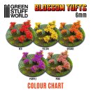 Green Stuff World - Blossom TUFTS - 6mm self-adhesive - PINK