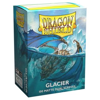 Dragon Shield - Standard Size Dual Matte Sleeves - Glacier (100 Sleeves)