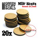 Green Stuff World - MDF Bases - Round 28,5 mm