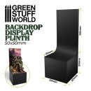 Green Stuff World - Backdrop Display Plinth 5x5x5cm Black
