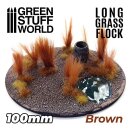 Green Stuff World - Long Grass Flock 100mm - Dark Green