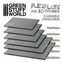 Green Stuff World - Flexplates For 3d Printers - 140x85mm