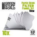 Green Stuff World - Paper resin filter funnel kit 10cm