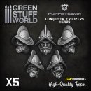 Green Stuff World - Conquista Troopers Heads