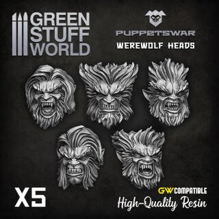 Werewolf heads