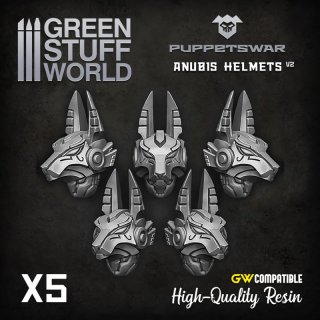 Green Stuff World - Anubis Helmets v2