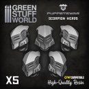 Green Stuff World - Scorpion heads