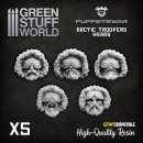 Green Stuff World - Arctic troopers heads