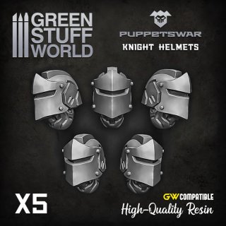 Green Stuff World - Knight helmets