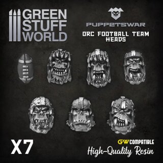 Orc Football Team heads